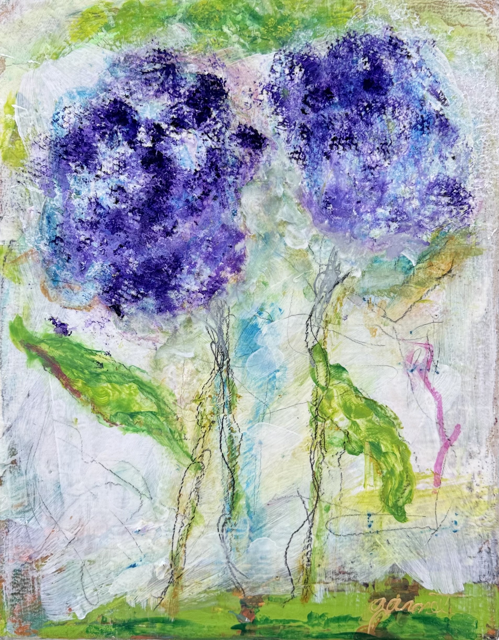 Click here to view Vintage Petals I by Garnet Bernard 