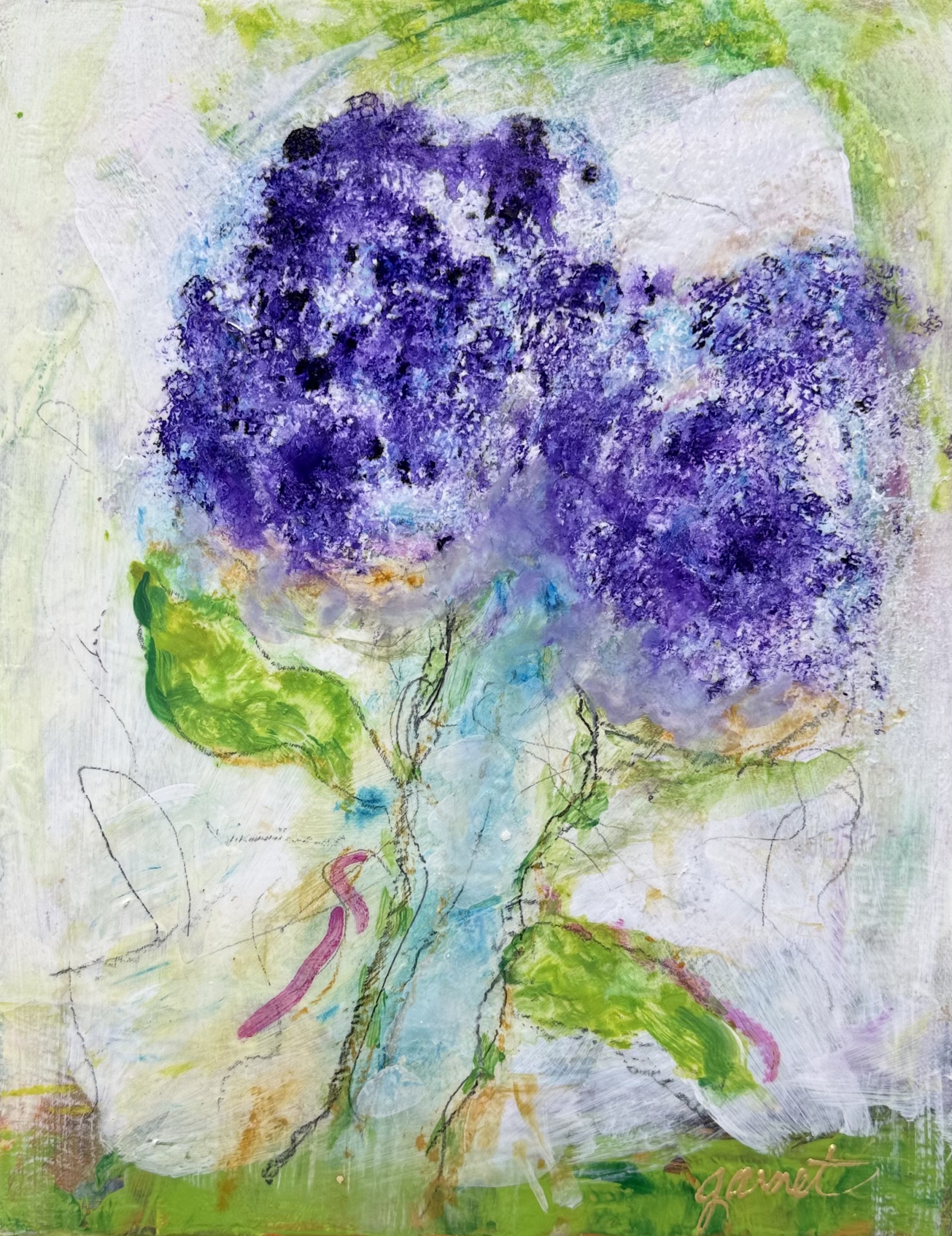 Click here to view Vintage Petals II by Garnet Bernard 